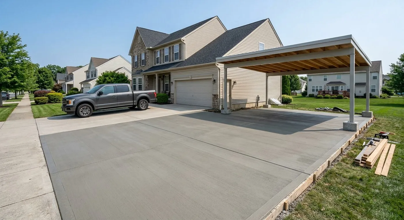 House and Carport Slabs in Nashville, TN